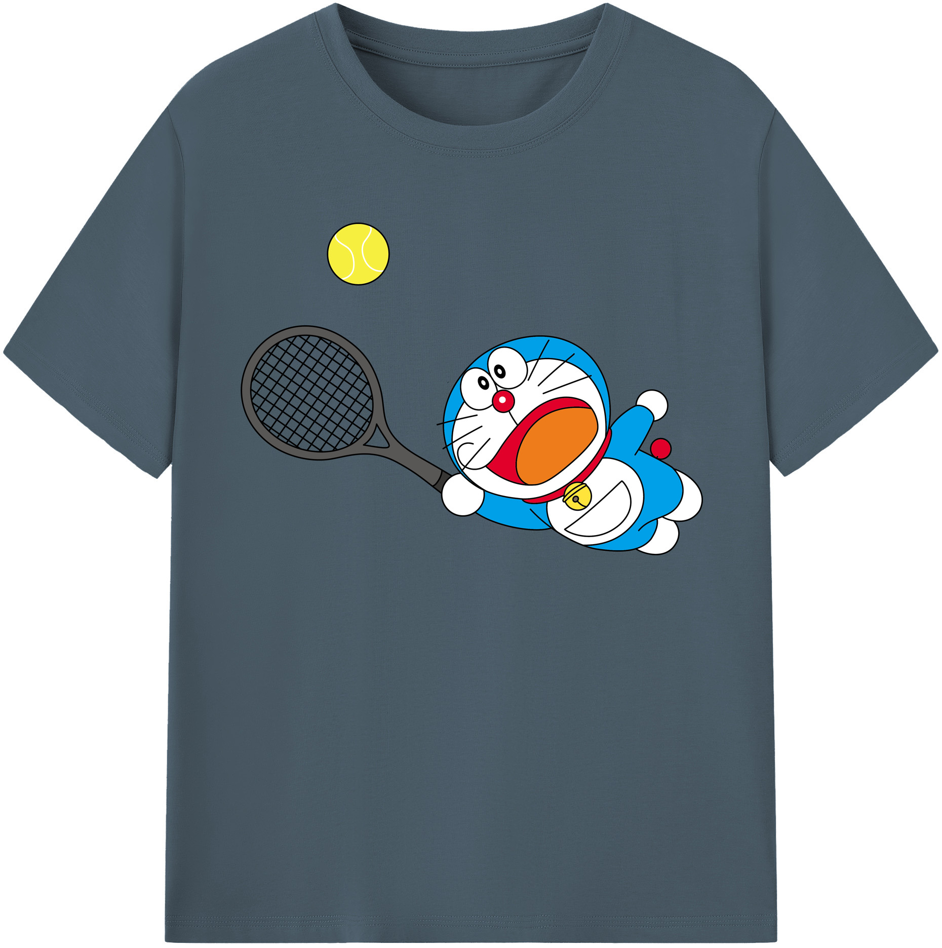 （画像用） ドラえもん Doraemon 綿100％半袖Tシャツ（フロントプリント）